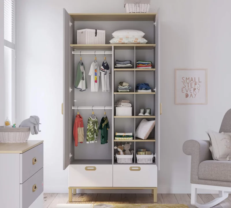 Cilek Mino Baby Kliederschrank 2-türig – Bild 3