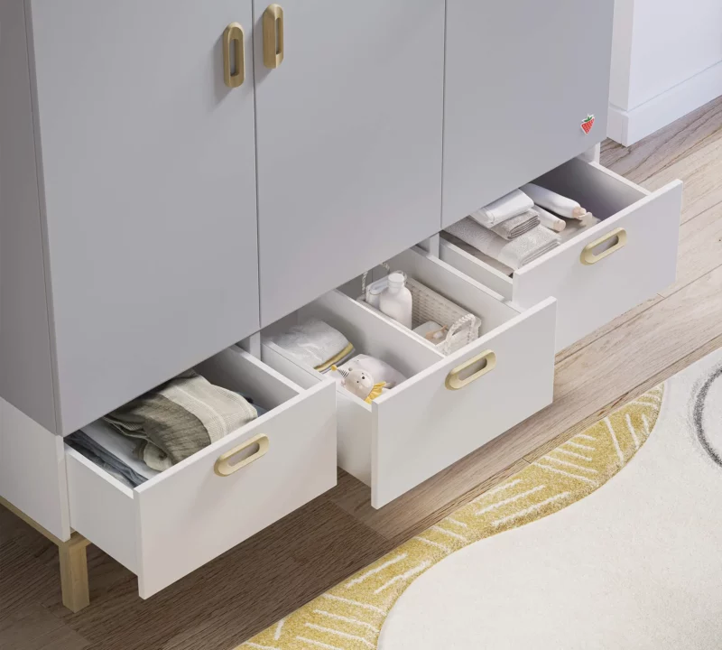 Cilek Mino Baby Kliederschrank 3-türig – Bild 5