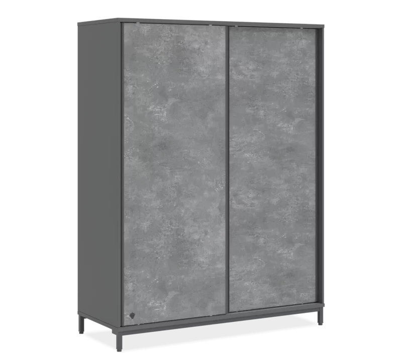 Cilek Space Gray Schiebetürenschrank