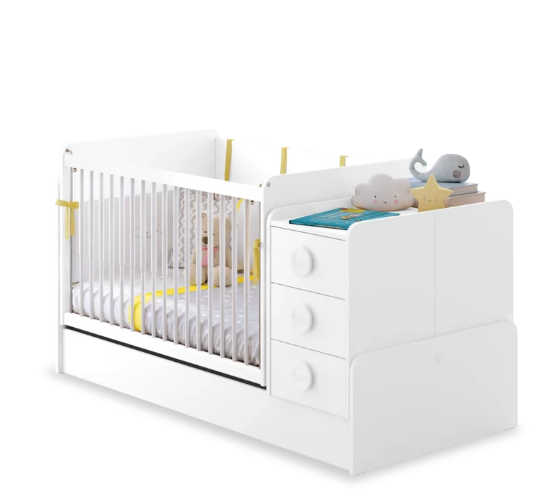 Cilek Baby Cotton Baby Convertible Bett  (70x115-70x160 cm)