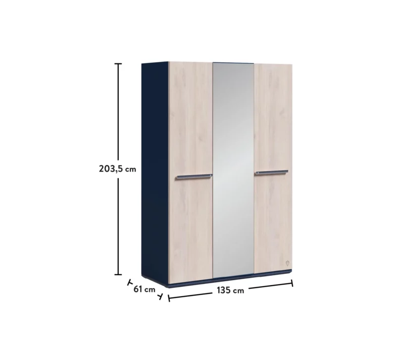 Cilek Trio Kleiderschrank 3-türig – Bild 2