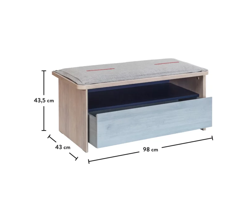 Cilek Trio Ottoman mit Schublade – Bild 4