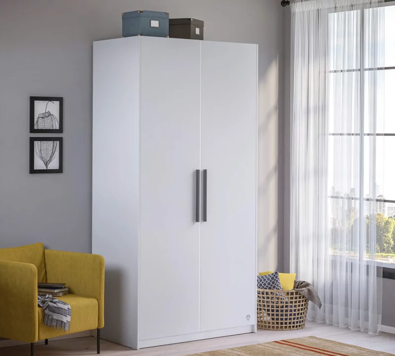 Cilek White Kleiderschrank 2-türig – Bild 3