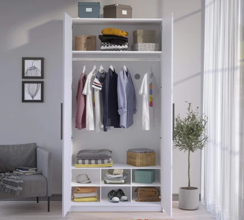 Cilek White Kleiderschrank 2-türig – Bild 2