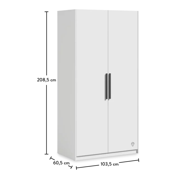 Cilek White Kleiderschrank 2-türig – Bild 5
