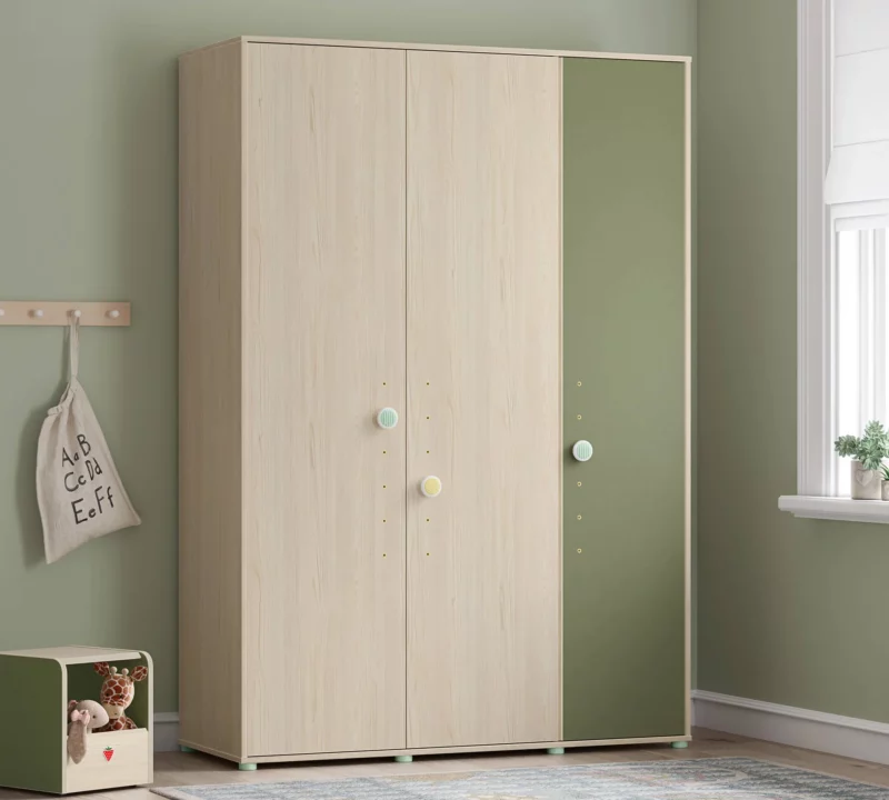 Cilek Montes Natural Kliederschrank 3-türig – Bild 4