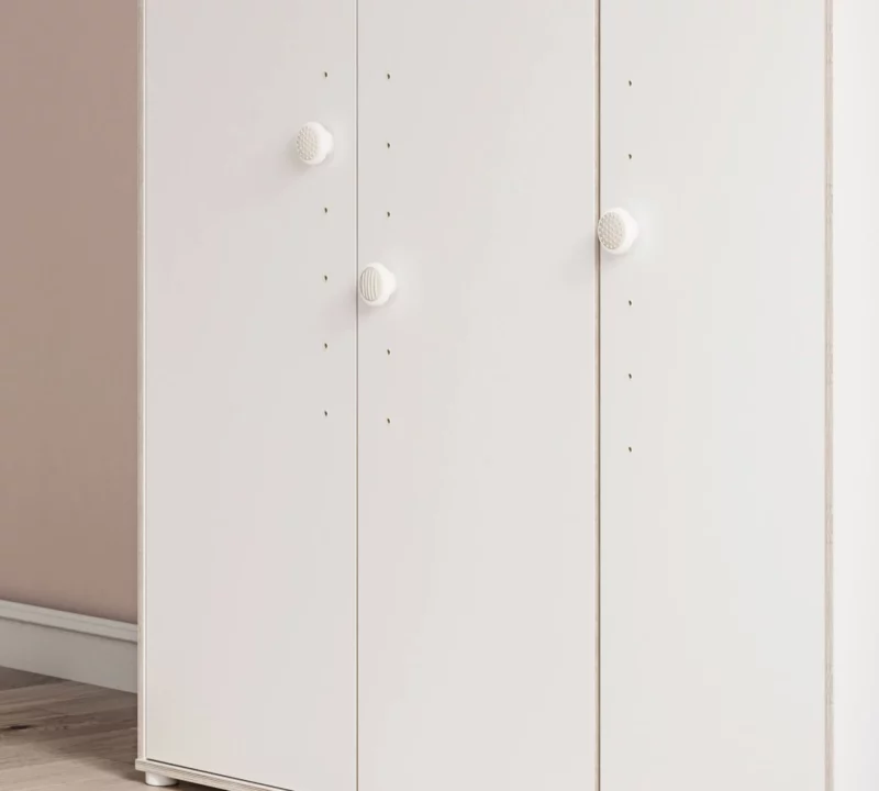 Cilek Montes Weiß Kleiderschrank 3-türig – Bild 4