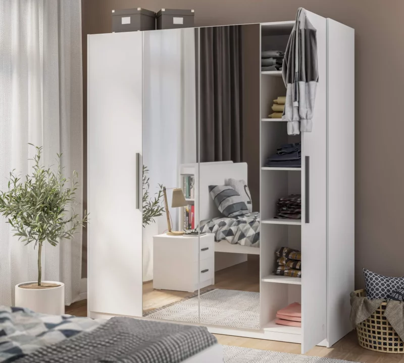 Cilek White Kleiderschrank 4-türig – Bild 3