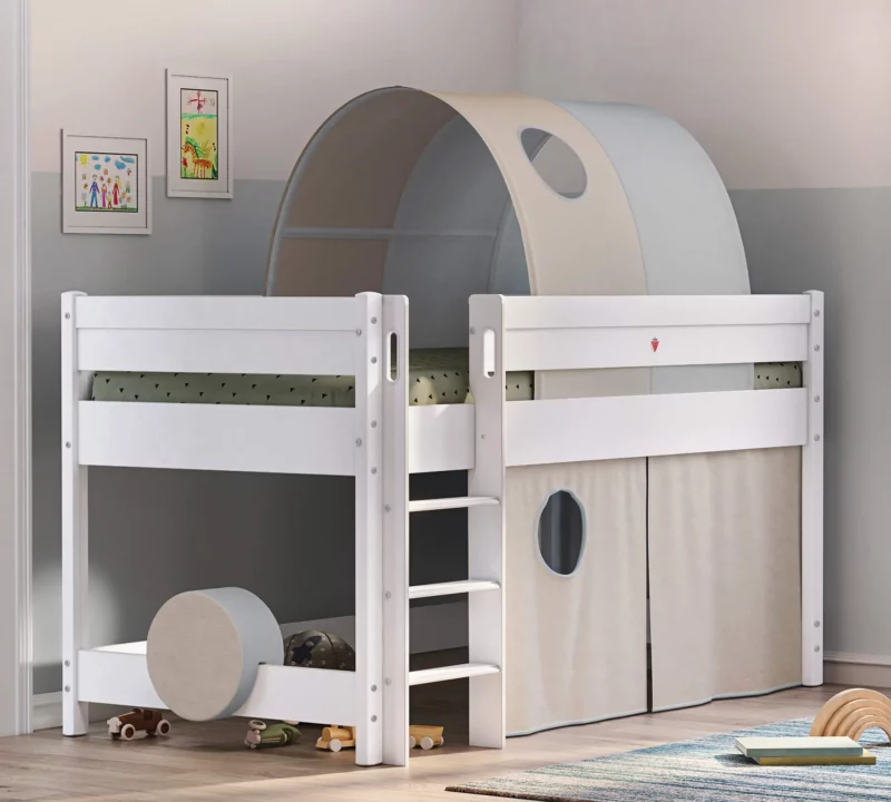 Cilek Montes Weiß Mittelhohe Bett (90×200 cm) – Bild 4