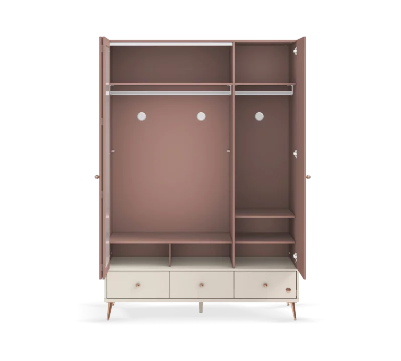 Cilek Elegance Kleiderschrank 3-türig – Bild 2