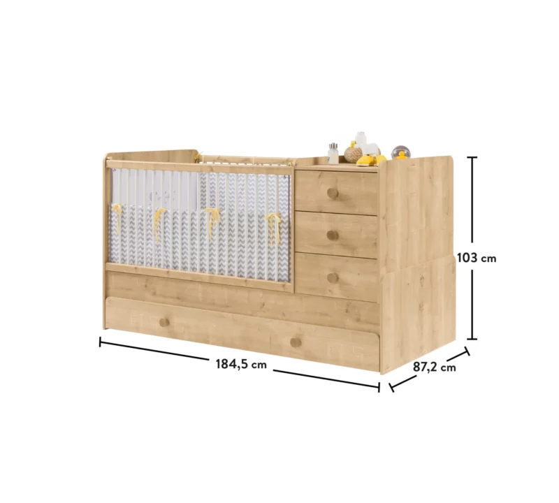 Cilek Mocha St Convertible Bett (80x180 cm) – Bild 3