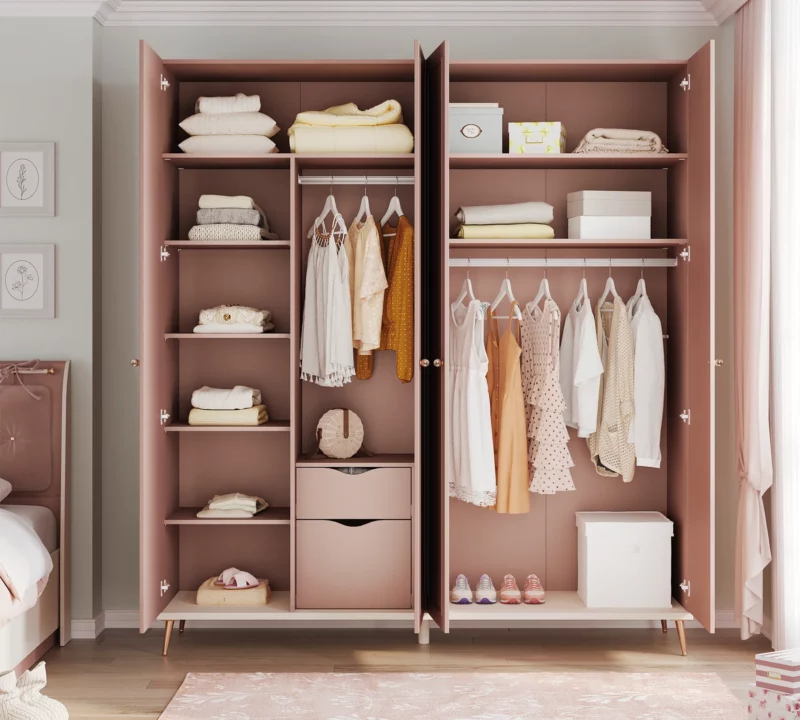 Cilek Elegance Kleiderschrank 4-türig – Bild 5