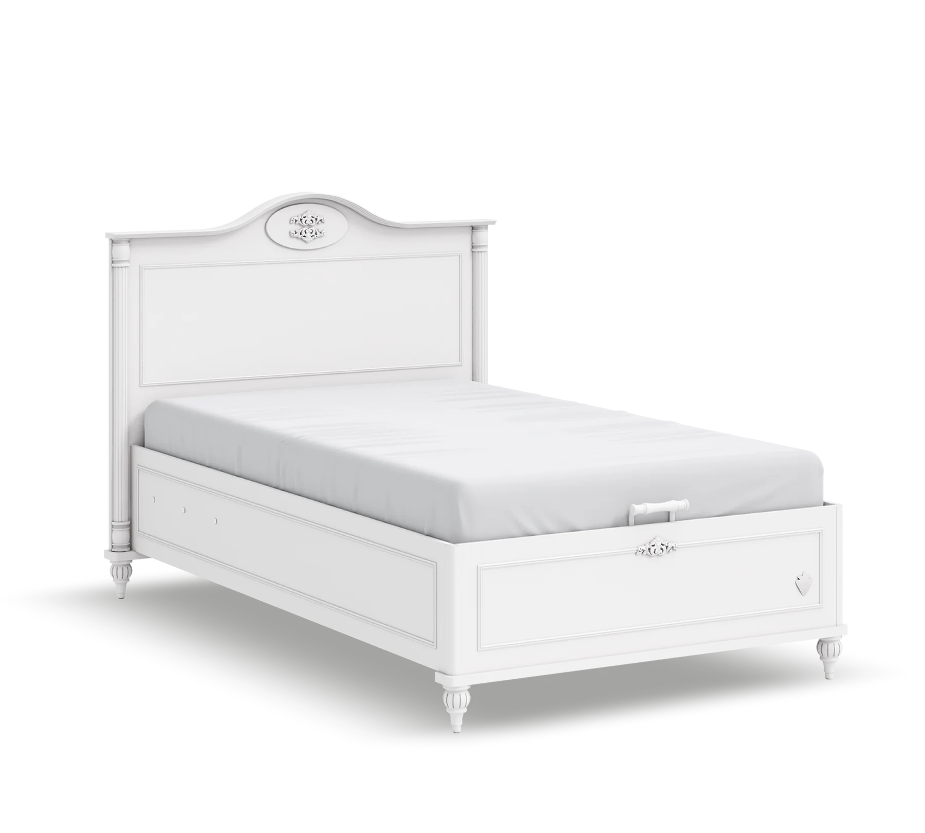 Cilek Romantic Stauraumbett ohne Kopfteil 120 × 200 cm – Bild 10