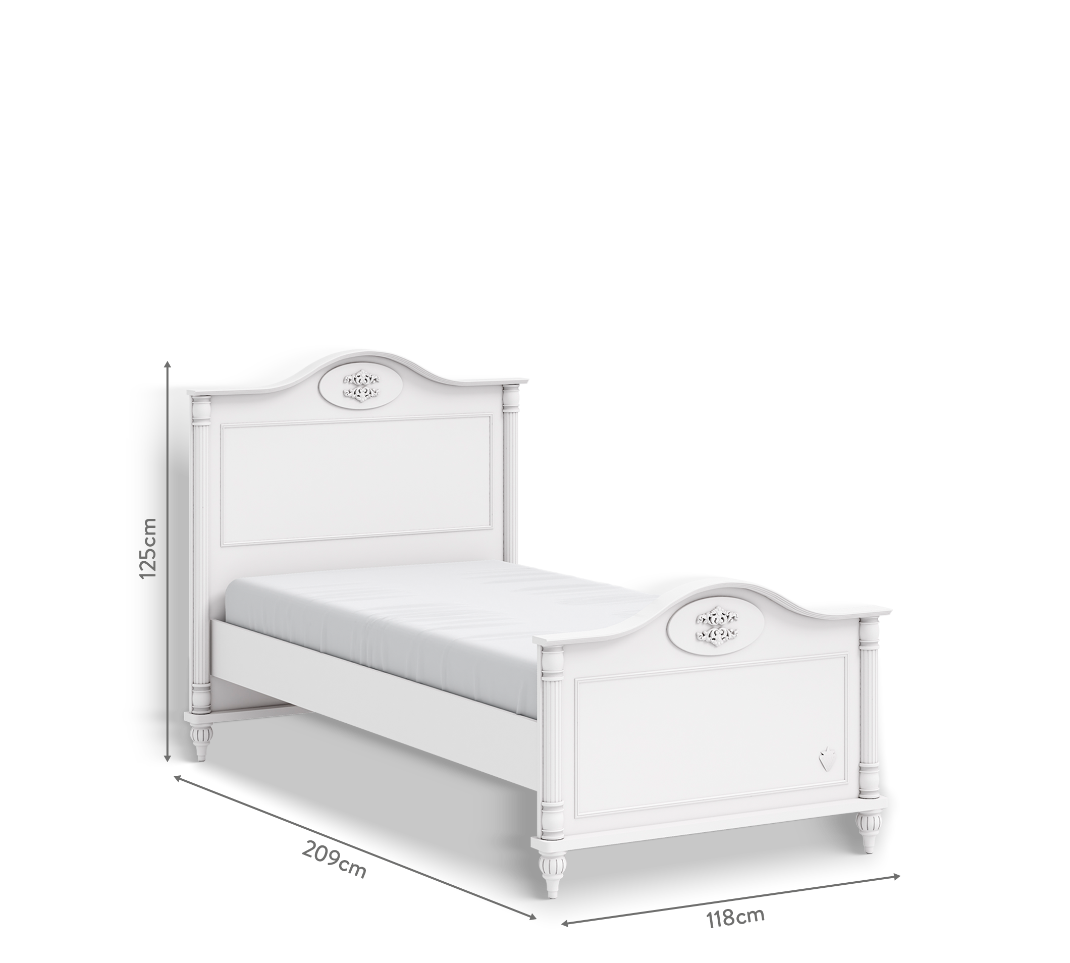 Cilek Romantic Bett (100 × 200 cm) – Bild 7