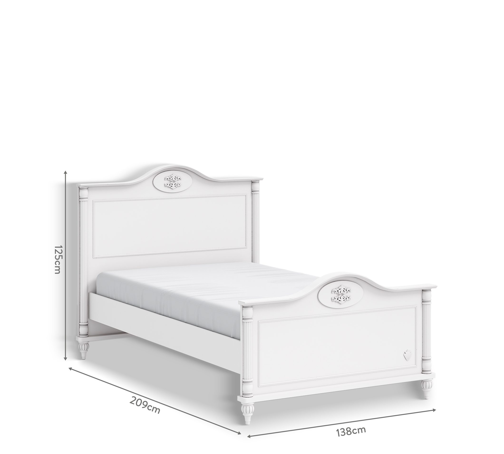 Cilek Romantic Bett (100 × 200 cm) – Bild 4