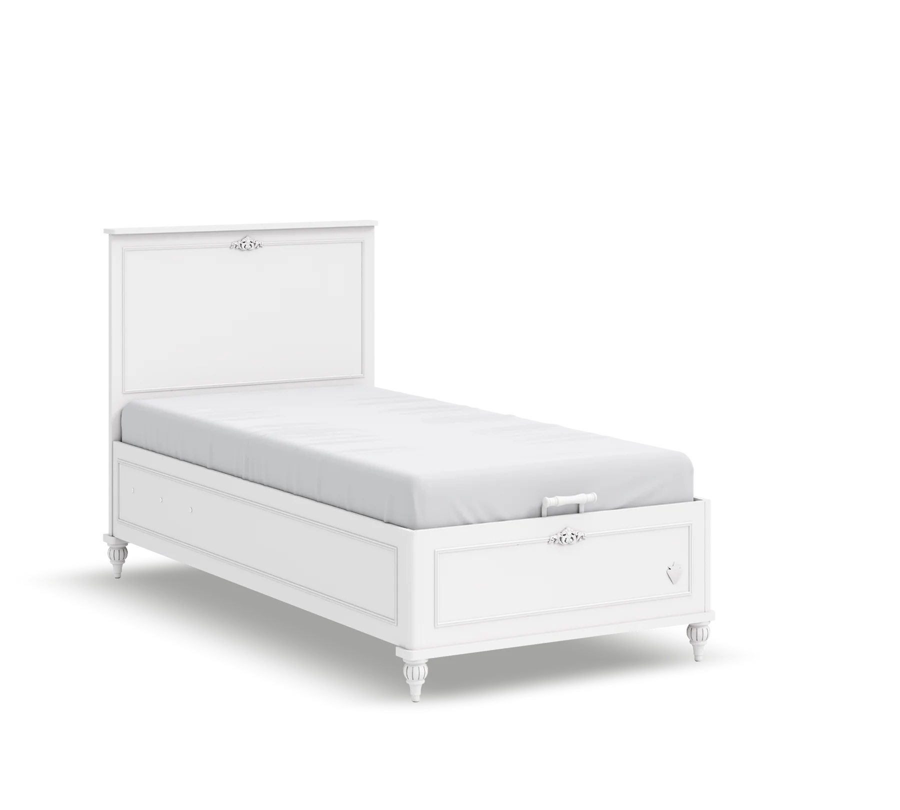 Cilek Romantic Stauraumbett ohne Kopfteil 100 × 200 cm – Bild 10