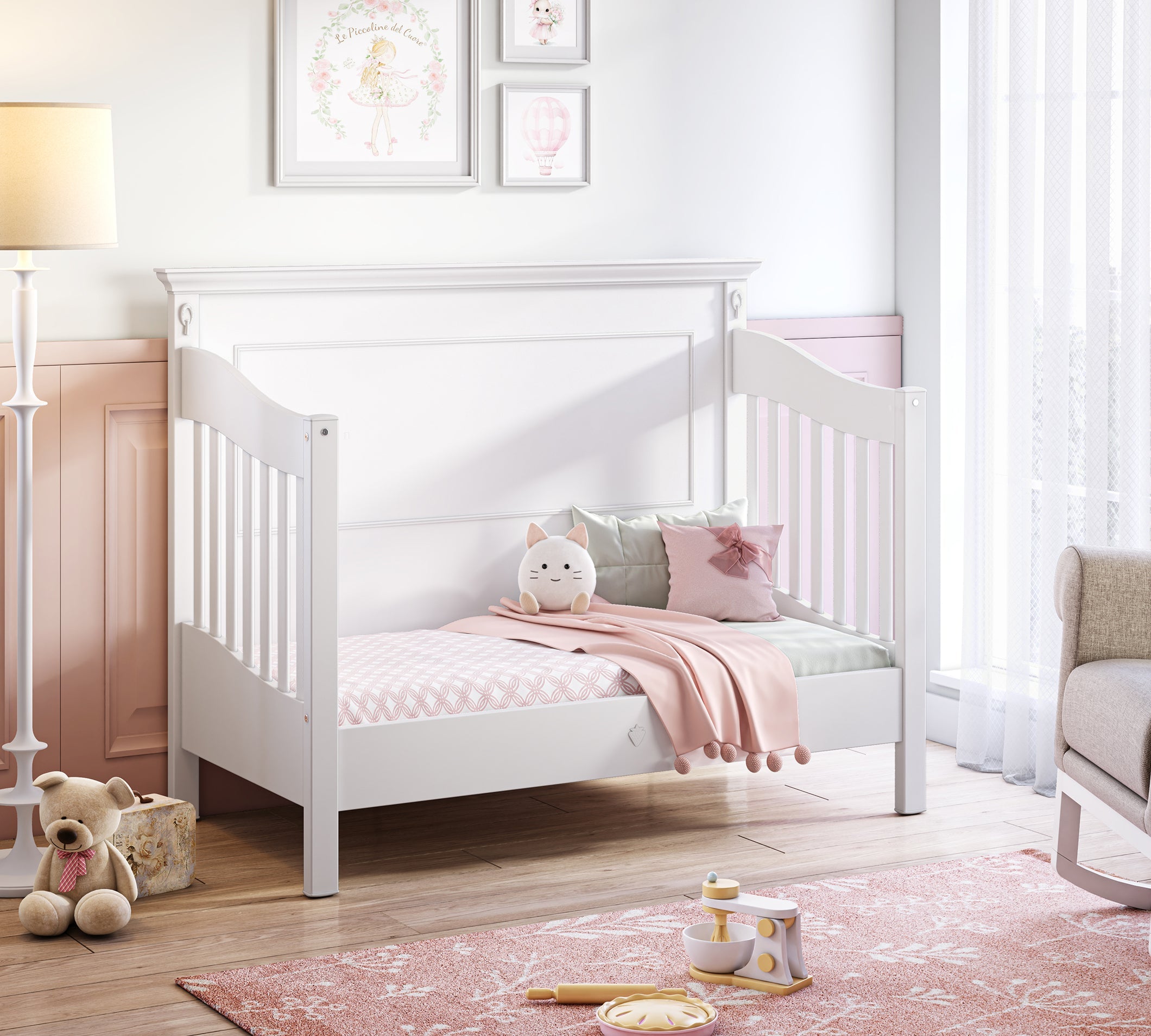 Cilek Romantic Baby Tagesbett Babybett (70 × 140 cm) – Bild 7