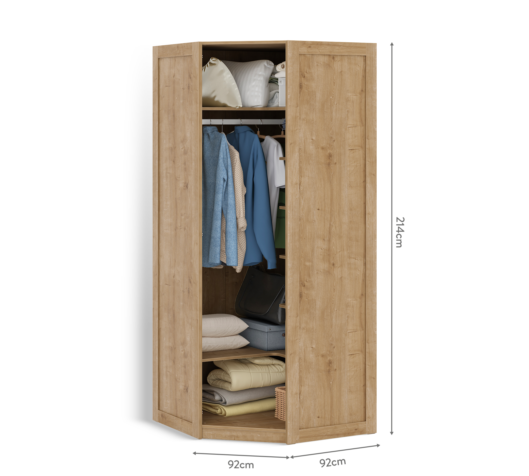 Cilek Mocha Eckkleiderschrank – Bild 4
