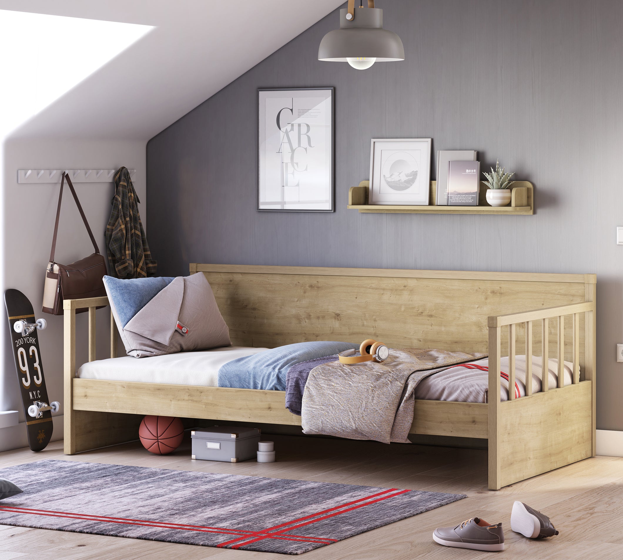 Cilek Tagesbett ohne Dach (Mocha) (100 × 200 cm) – Bild 3