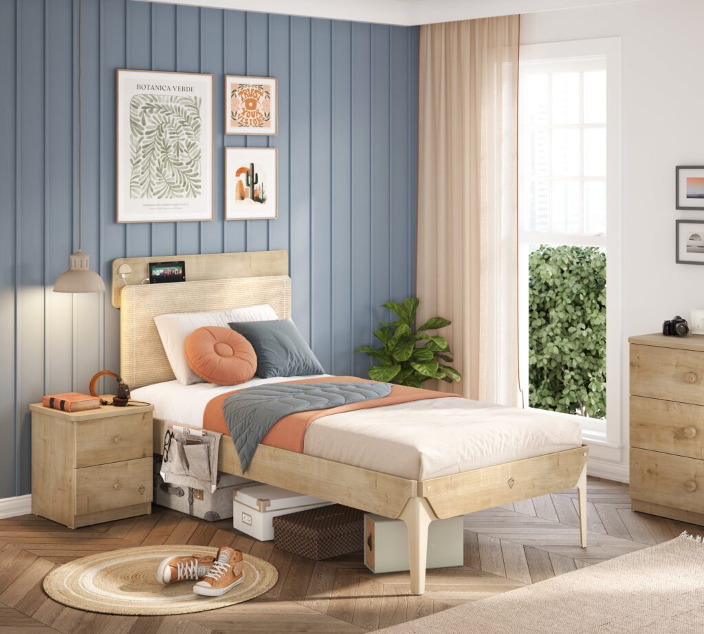 Cilek Mocha Modernes Bett (120 × 200 cm)