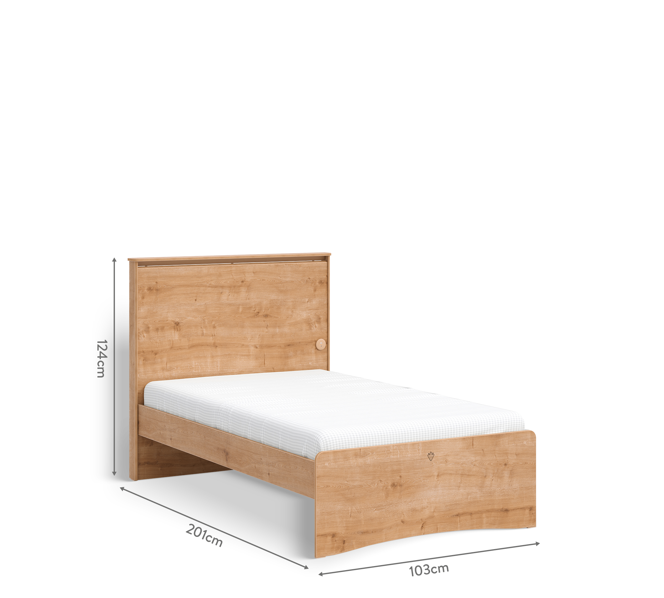 Cilek Mocha Bett mit flachem Kopfteil (100 × 200 cm) – Bild 3