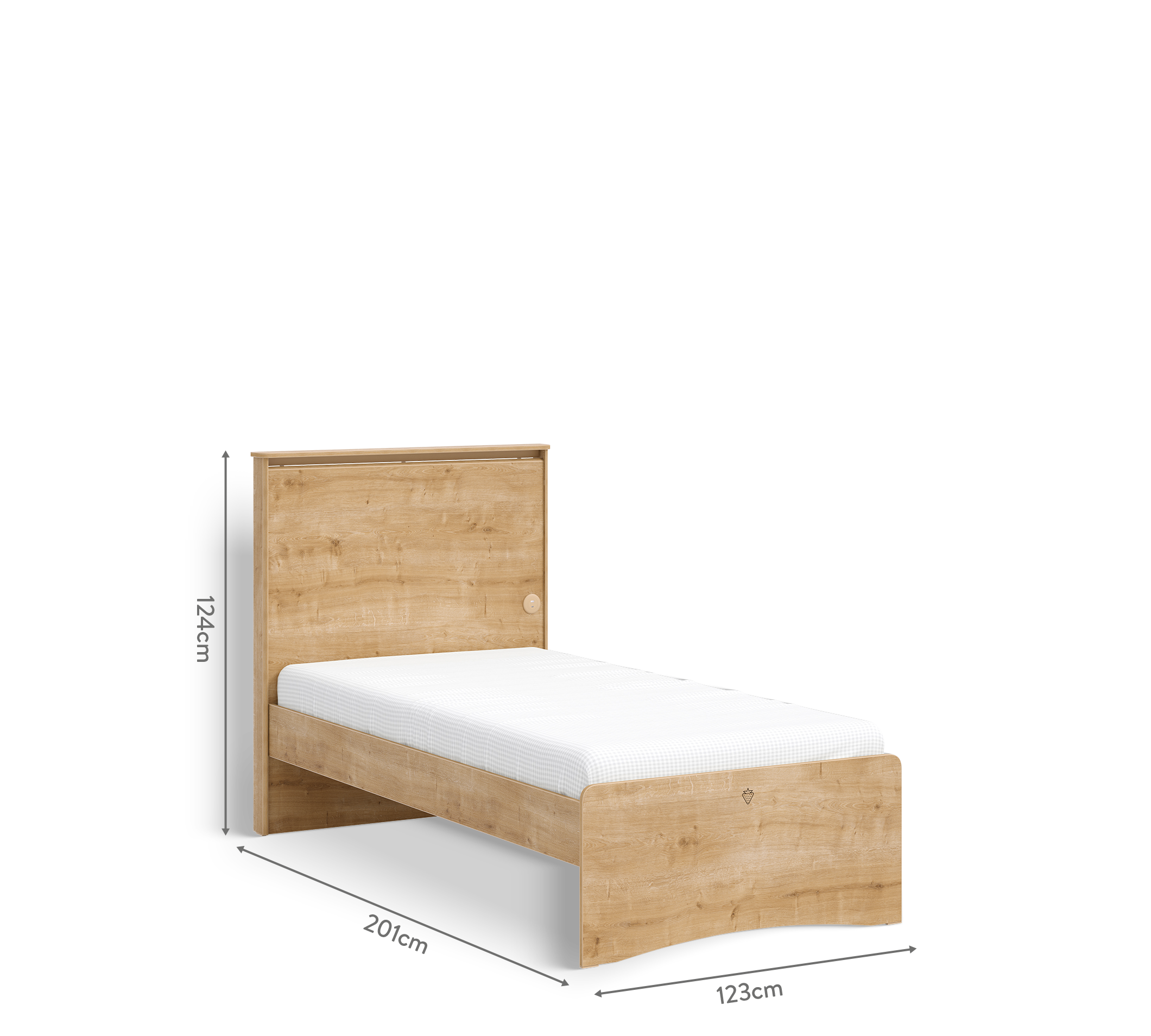 Cilek Mocha Bett mit flachem Kopfteil (100 × 200 cm) – Bild 8