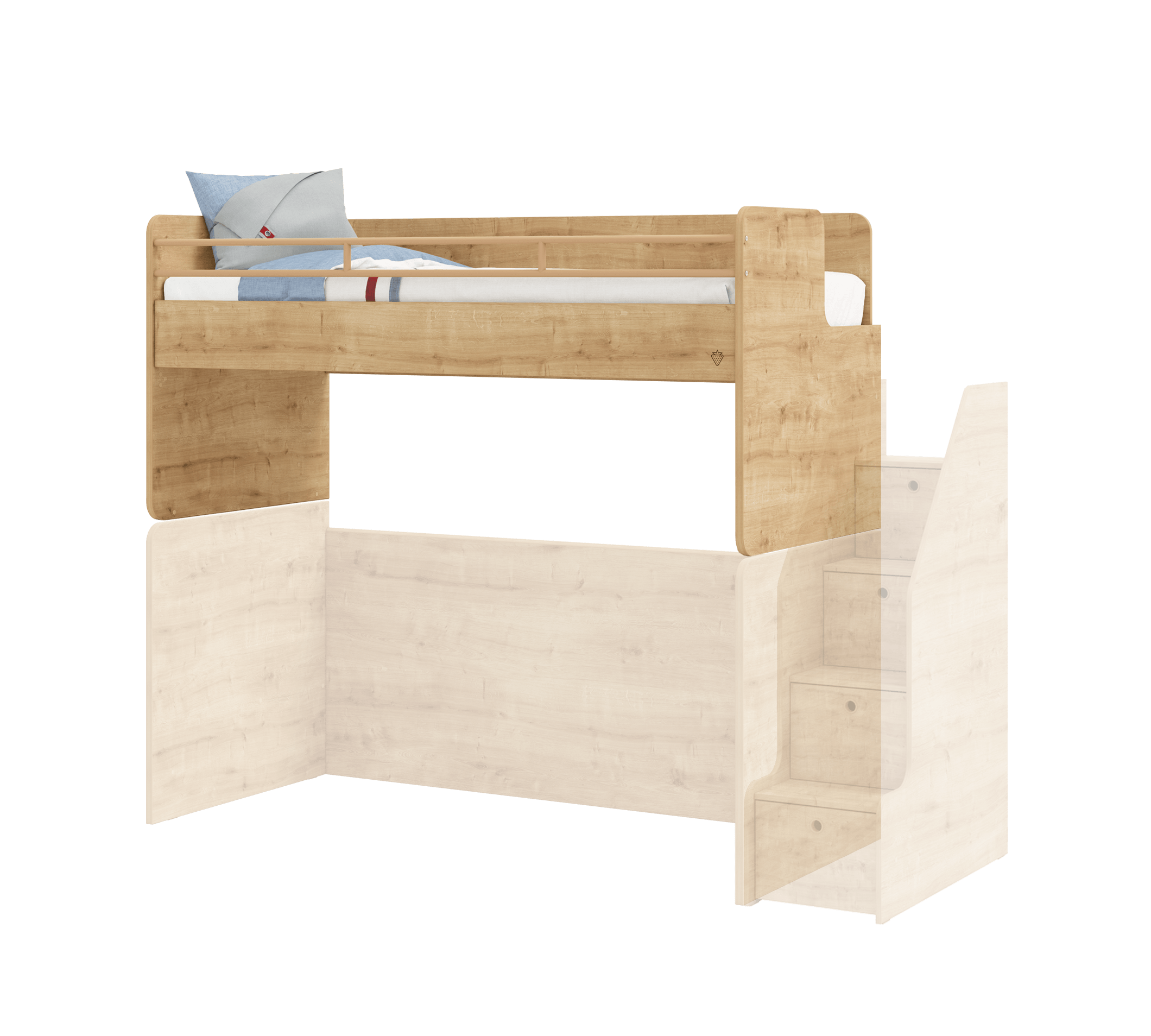 Cilek Studio UPPER Bett (mocha) – Bild 4