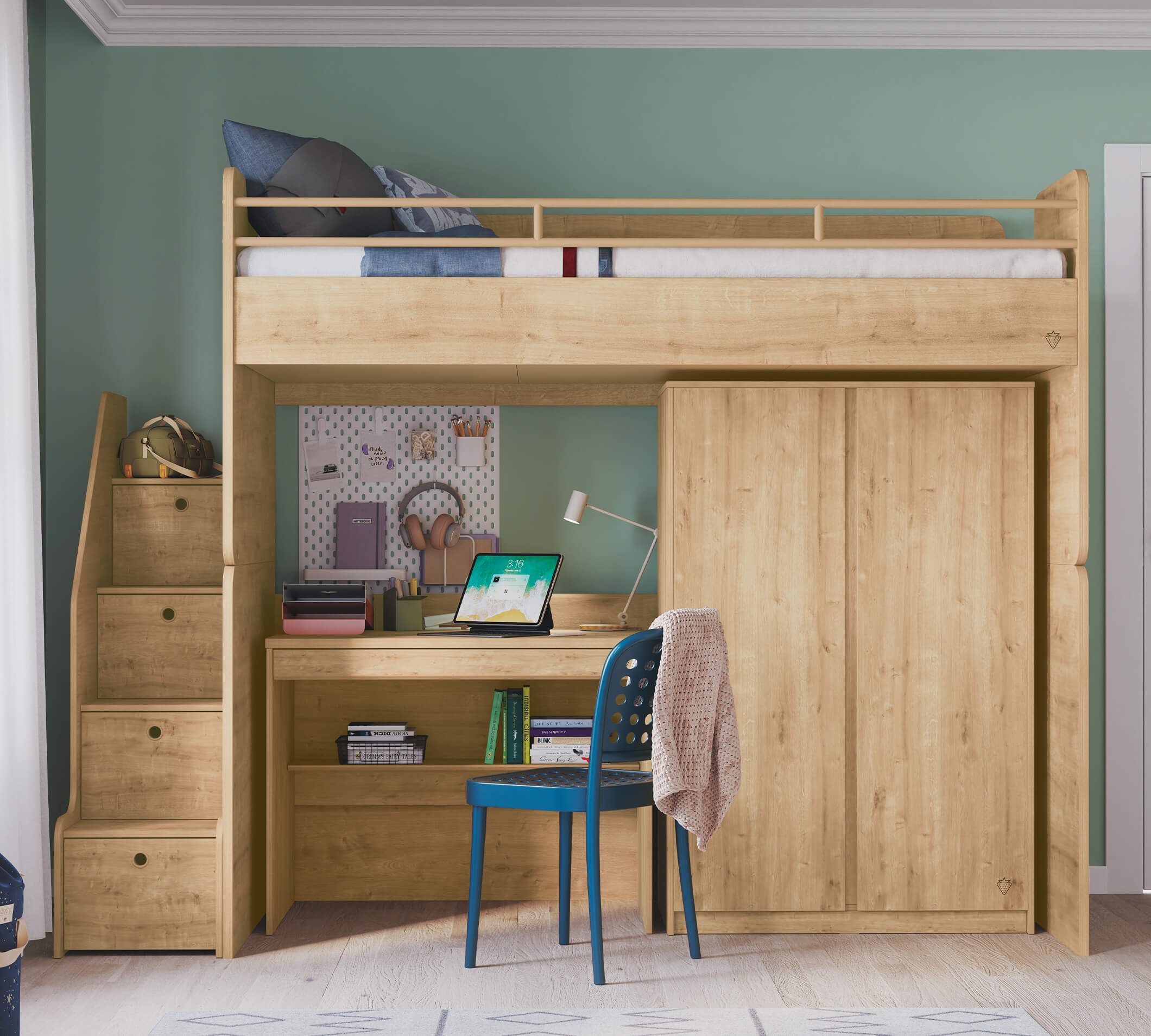 Cilek Studio UPPER Bett (mocha) – Bild 9