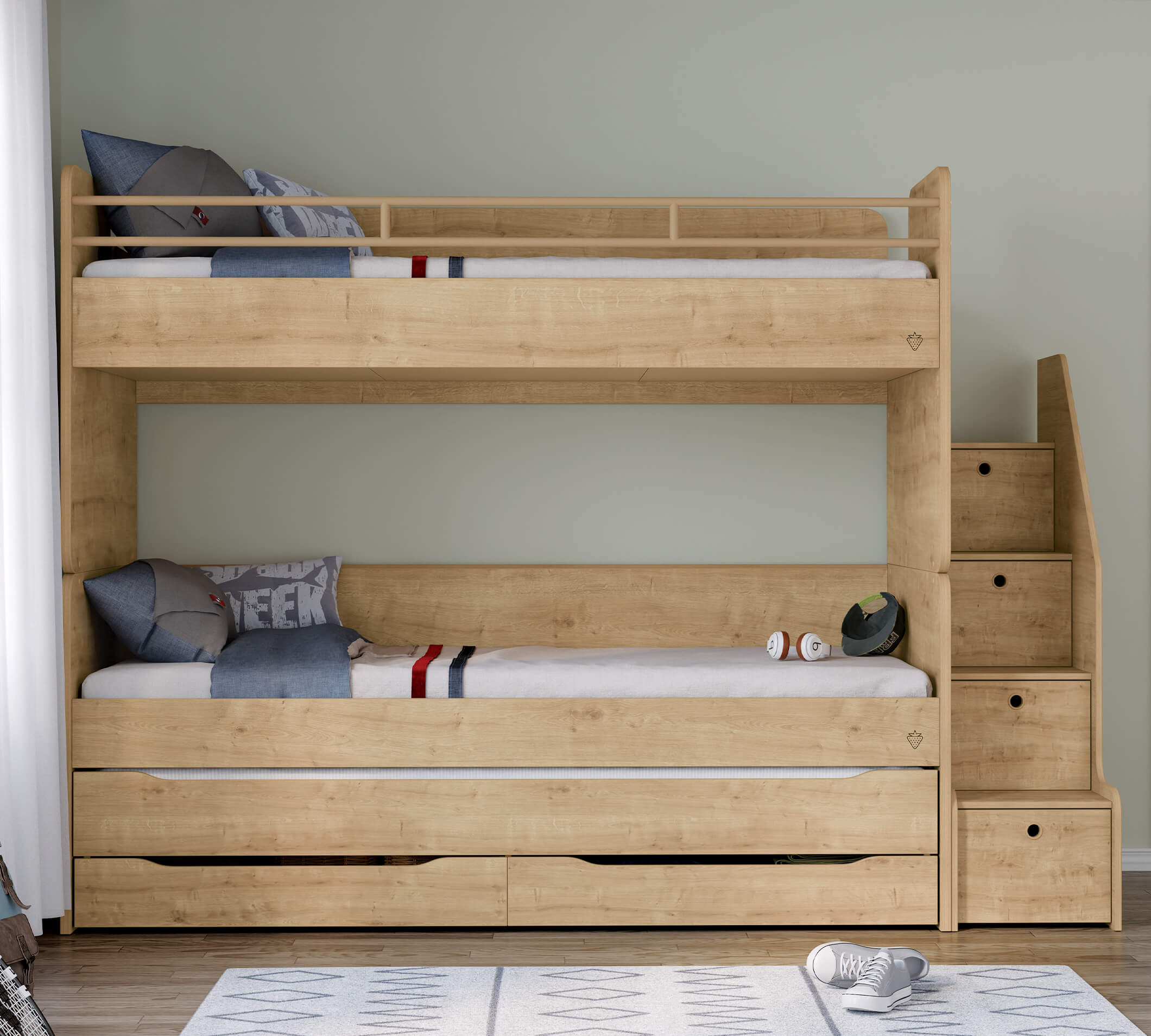 Cilek Studio Ausziehbett (mocha) – Bild 5