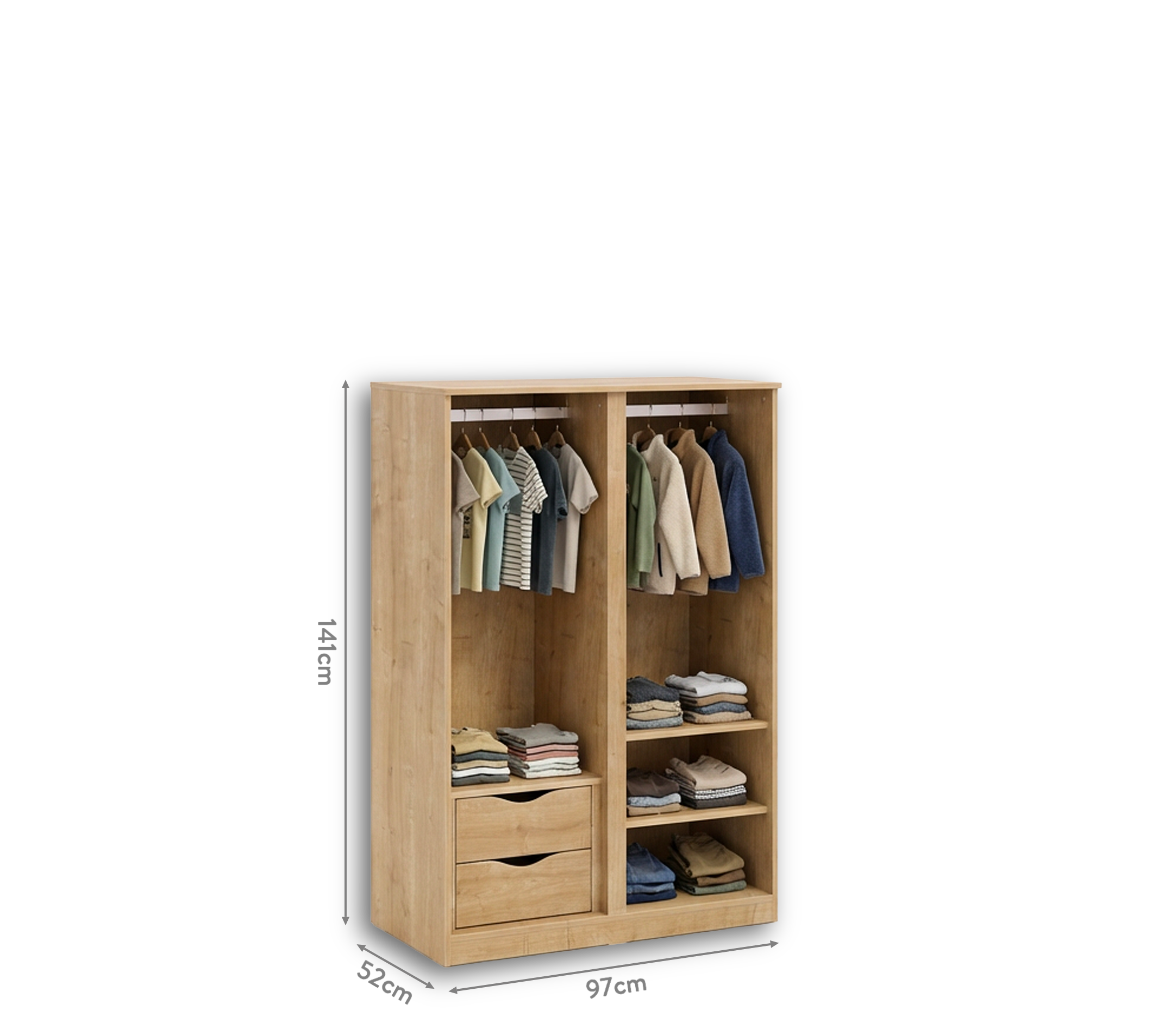 Cilek Studio Kleiderschrank (mocha) – Bild 4