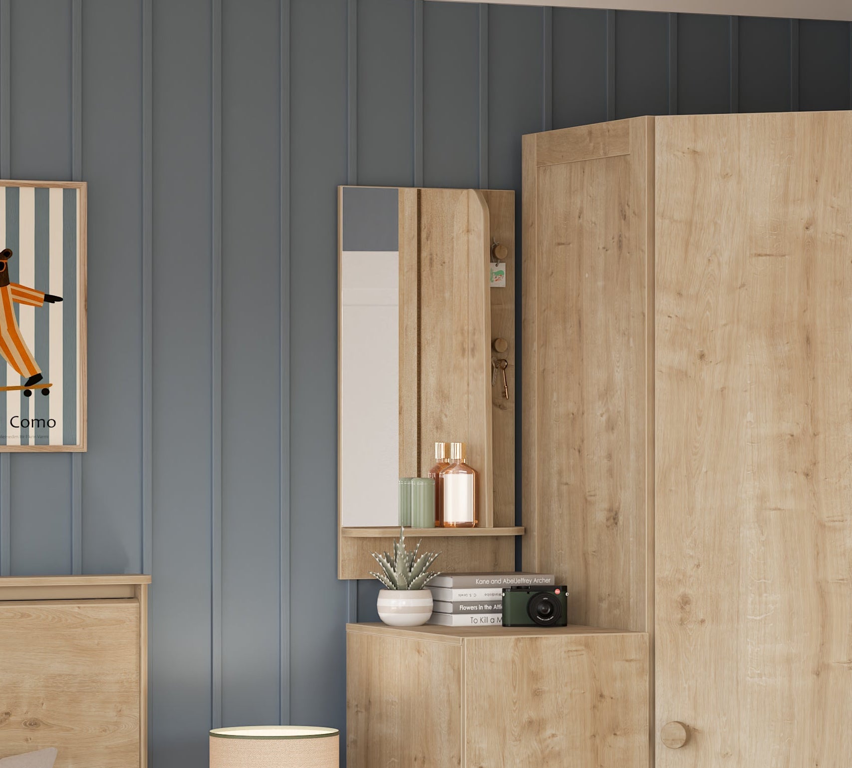 Cilek Mocha WALL MIRROR WITH Wandregal – Bild 3