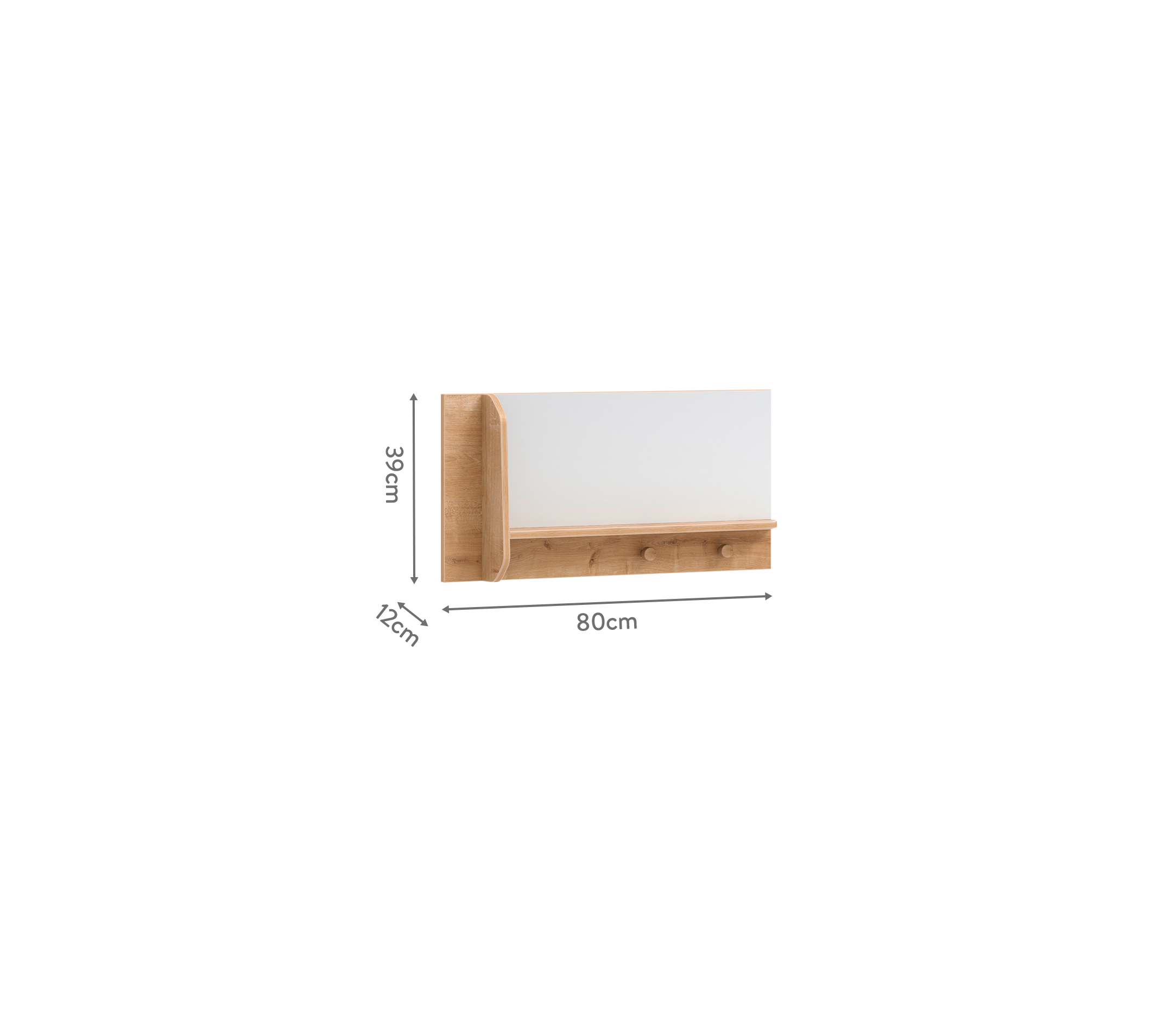 Cilek Mocha WALL MIRROR WITH Wandregal – Bild 4