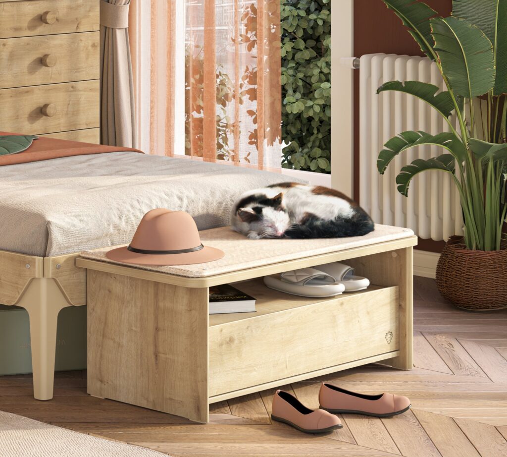 Cilek Mocha Sitzhocker mit Schublade