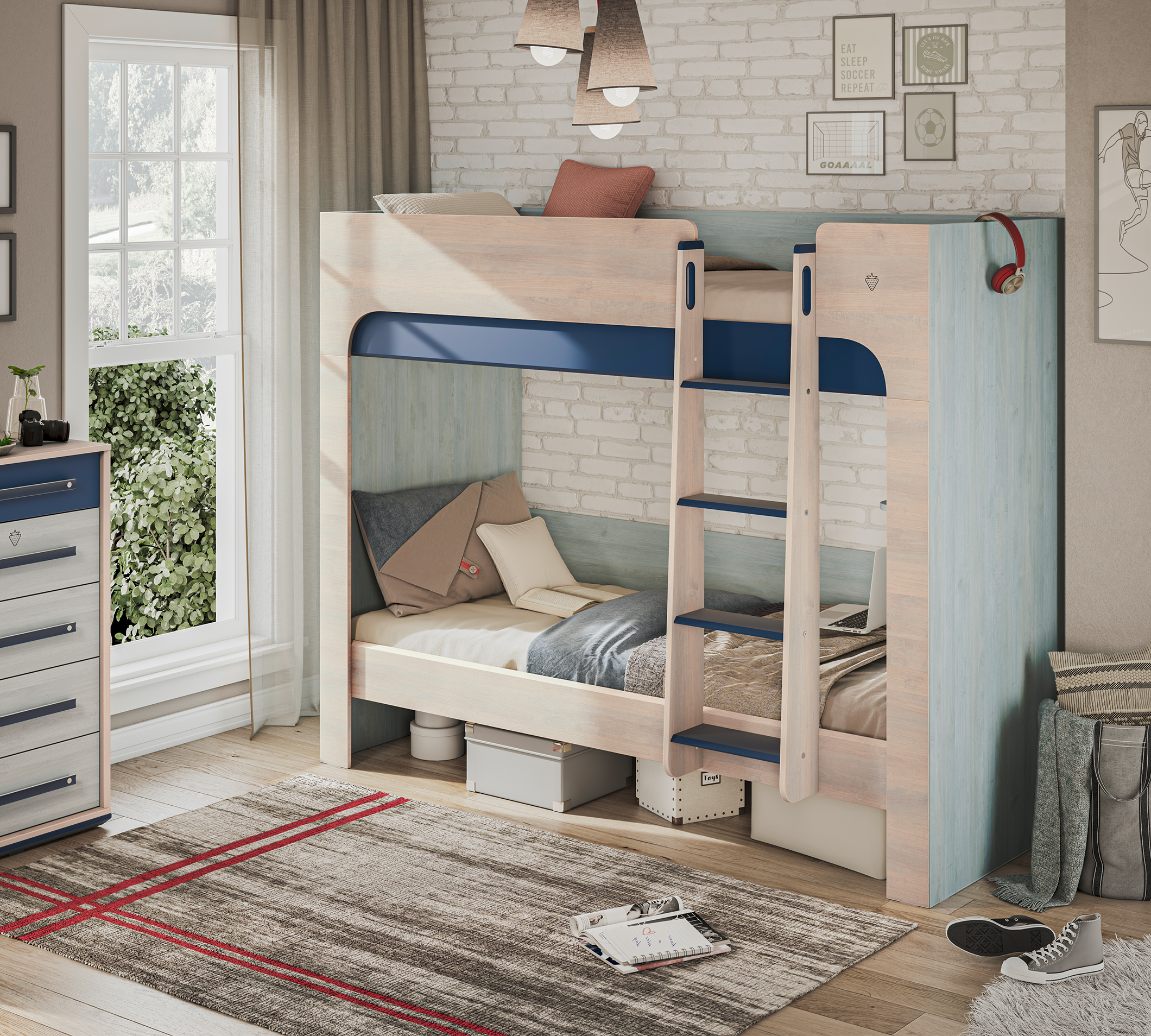 Cilek NEST Etagenbett Trio (90 × 200 cm) – Bild 2