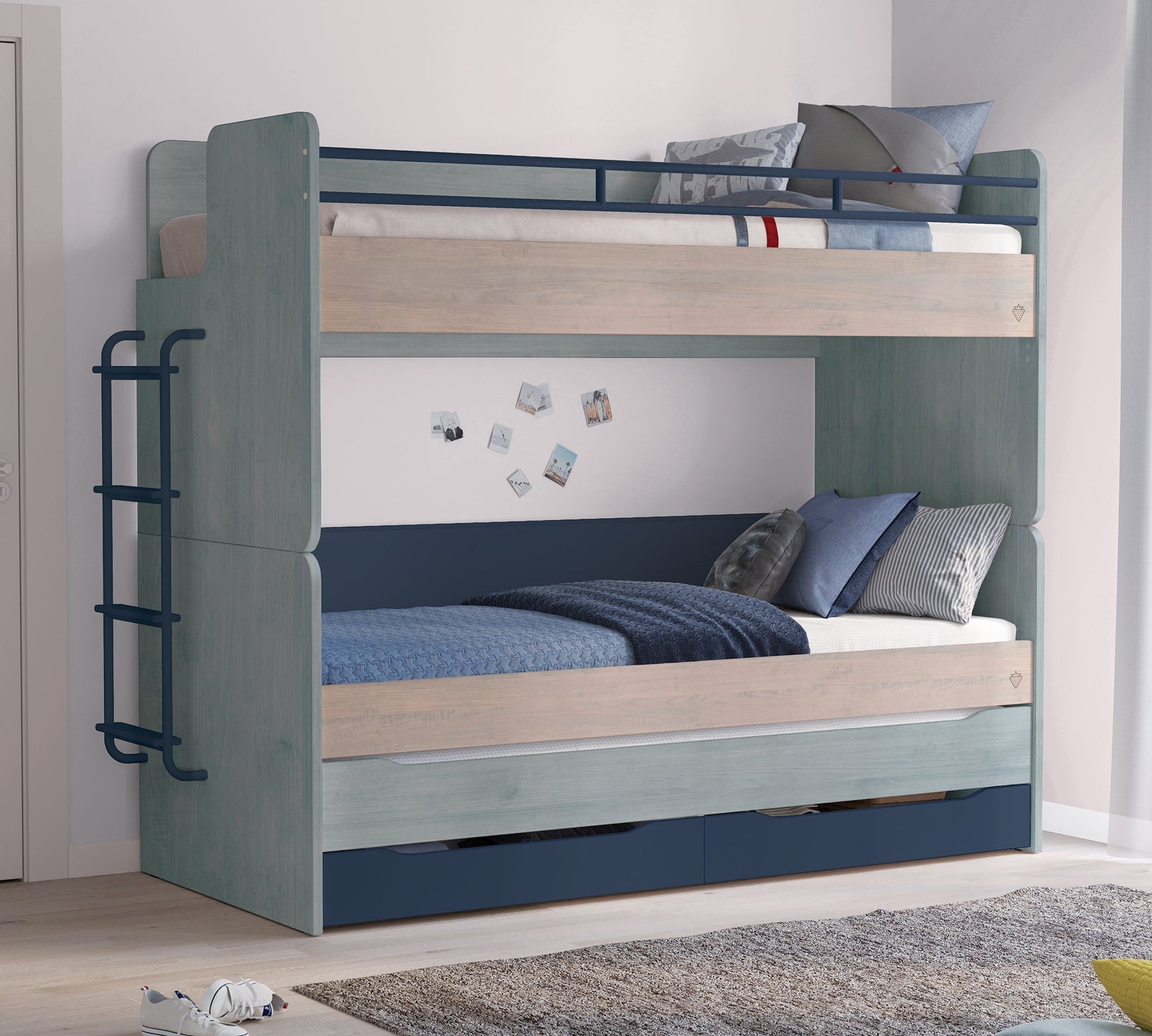 Cilek Studio Schublade Ausziehbett-Set Trio – Bild 2