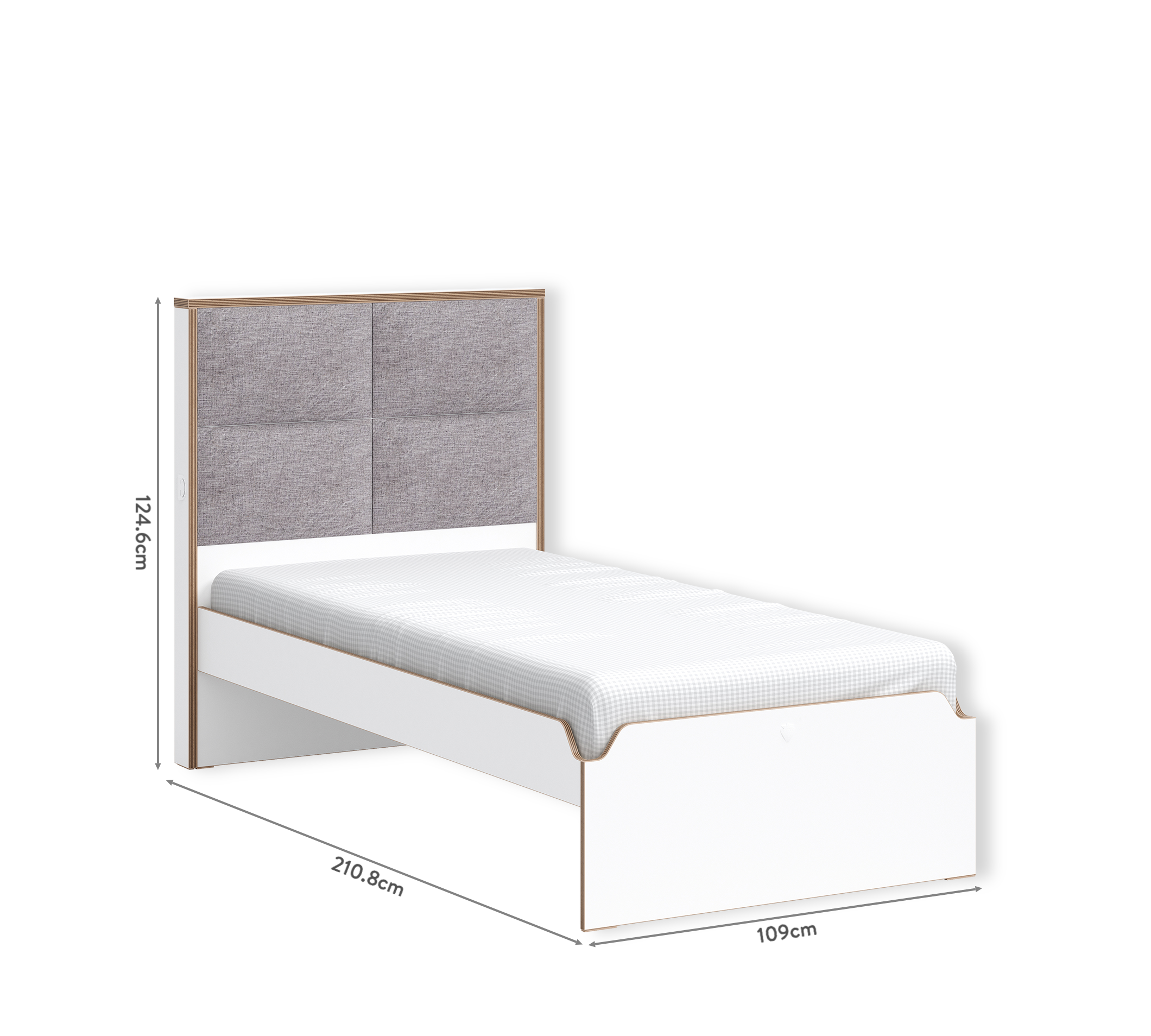 Cilek Modera FABRIC HEADED Bett – Bild 3