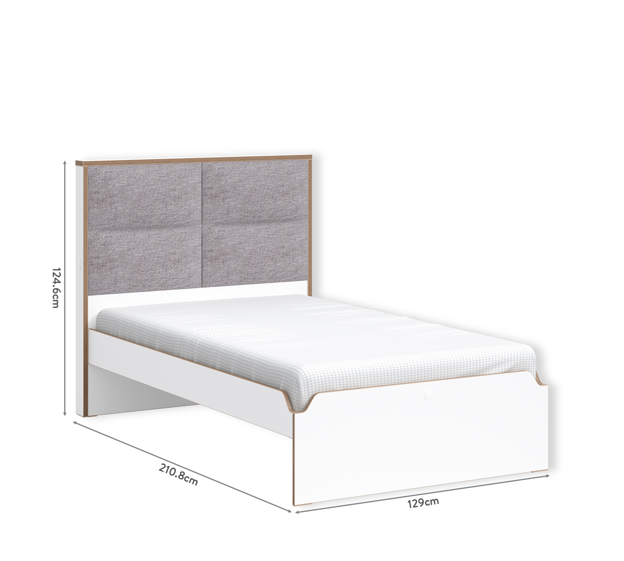 Cilek Modera FABRIC HEADED Bett – Bild 4