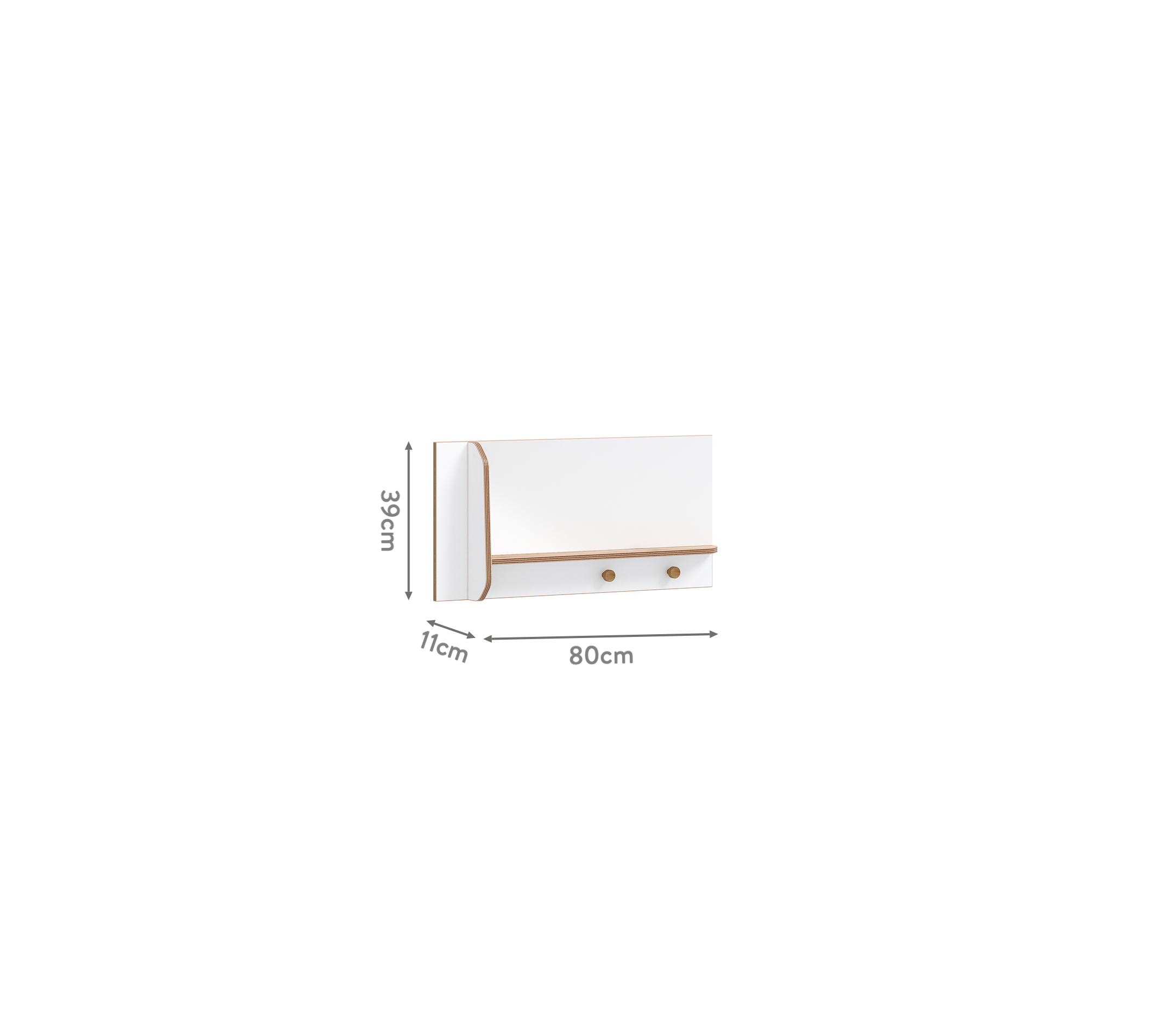 Cilek Modera WALL MIRROR WITH Wandregal – Bild 6