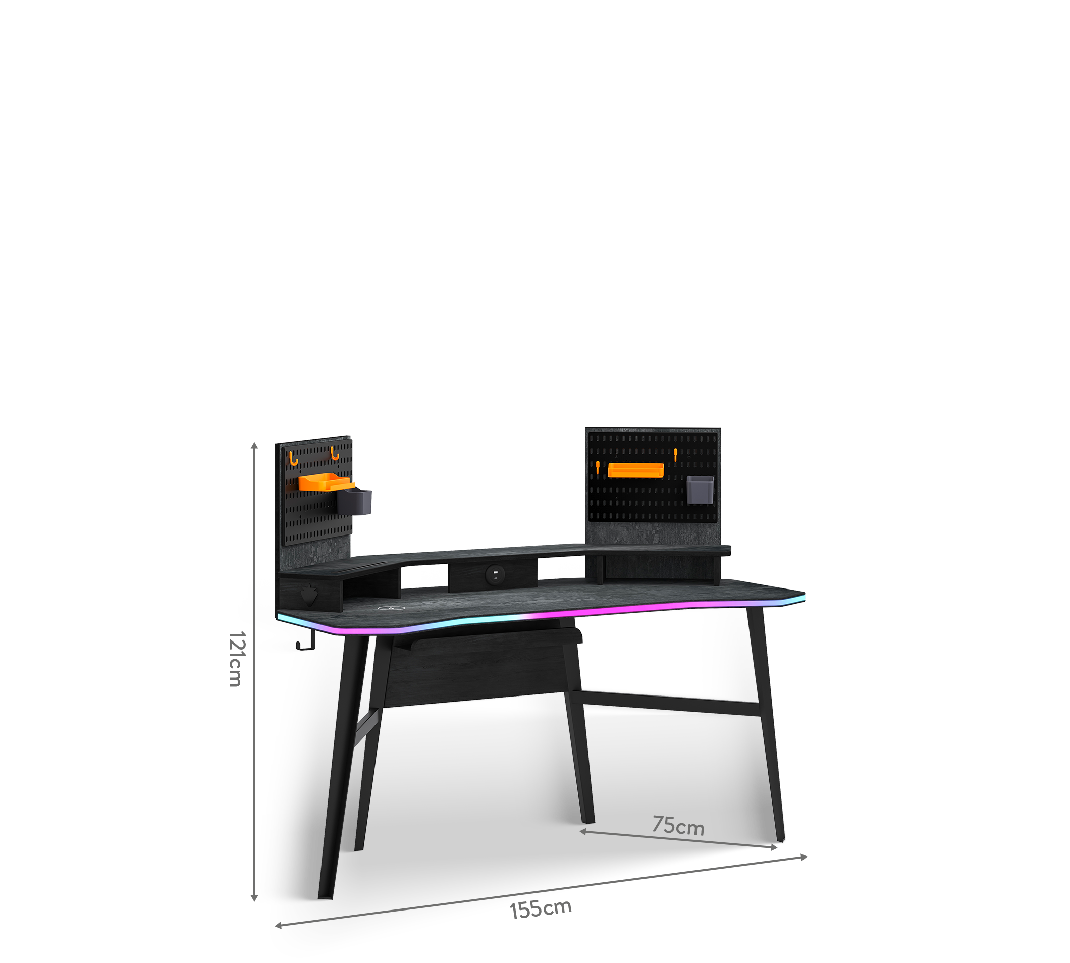 Cilek Dark Metal GAMING Schreibtisch – Bild 12