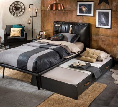 Cilek Dark Metal Ausziehbett (90 × 190 cm)