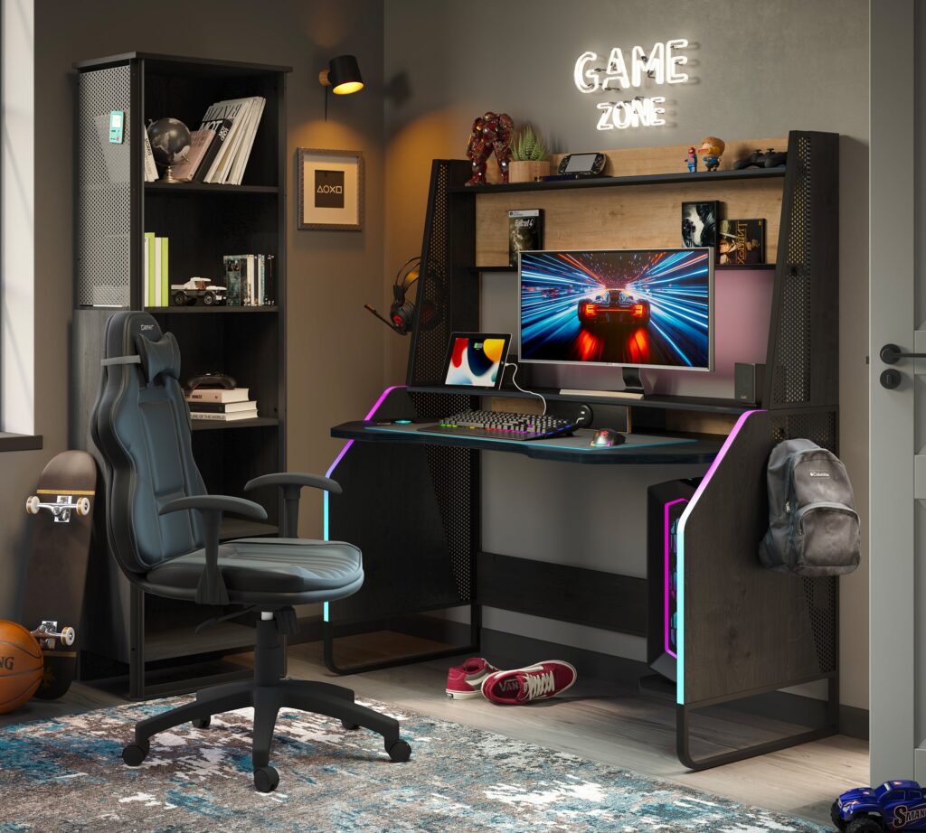 Cilek Schwarz GAMING Schreibtisch