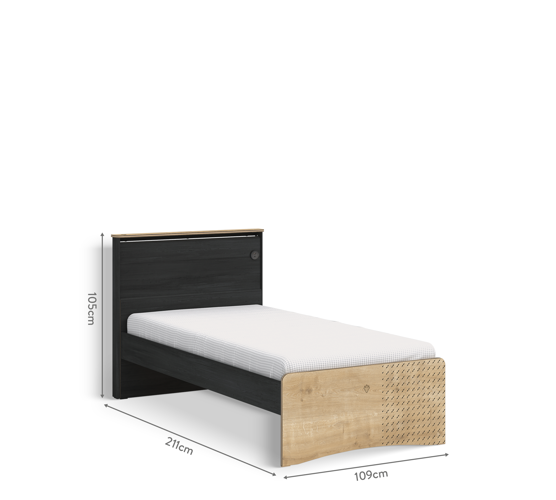Cilek Black Schwarz Bett – Bild 4