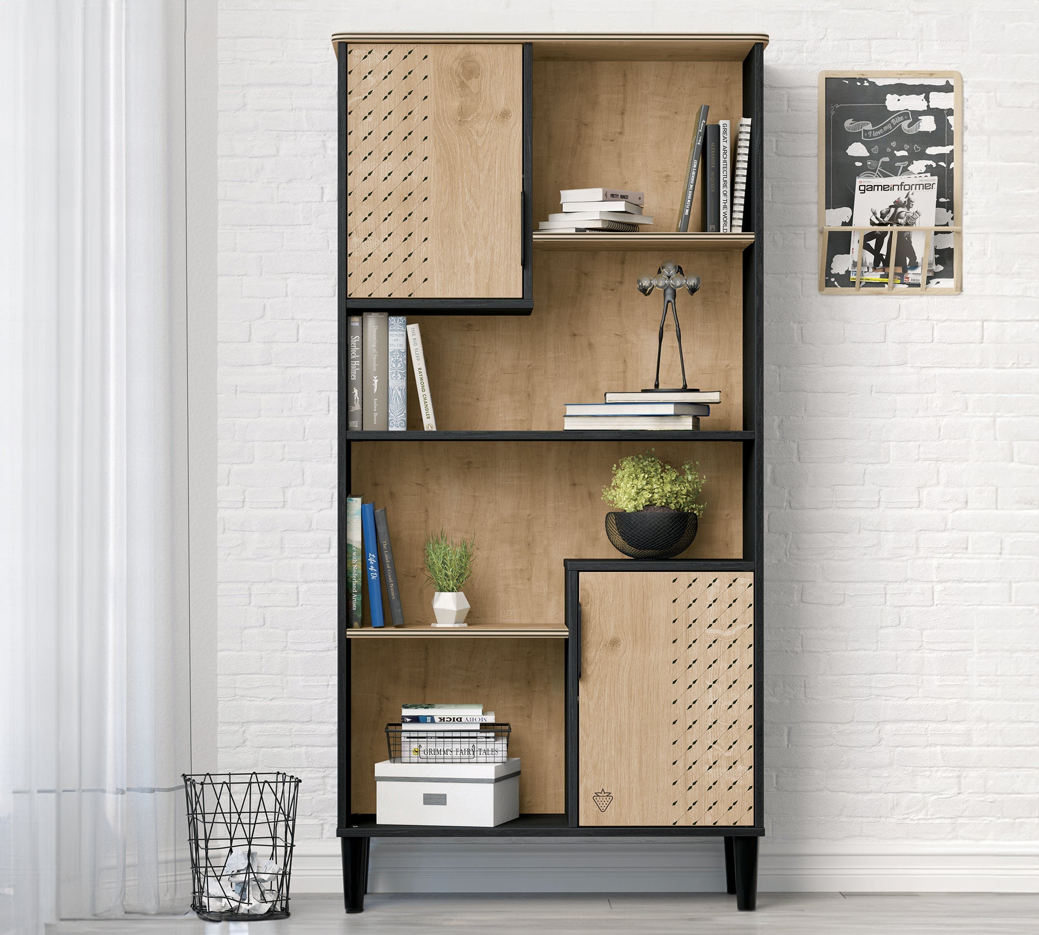 Cilek Black Schwarz Groß Bücherregal – Bild 5