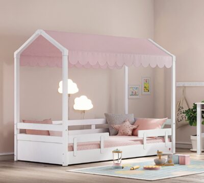 Cilek Montes White Hausbett mit Dach