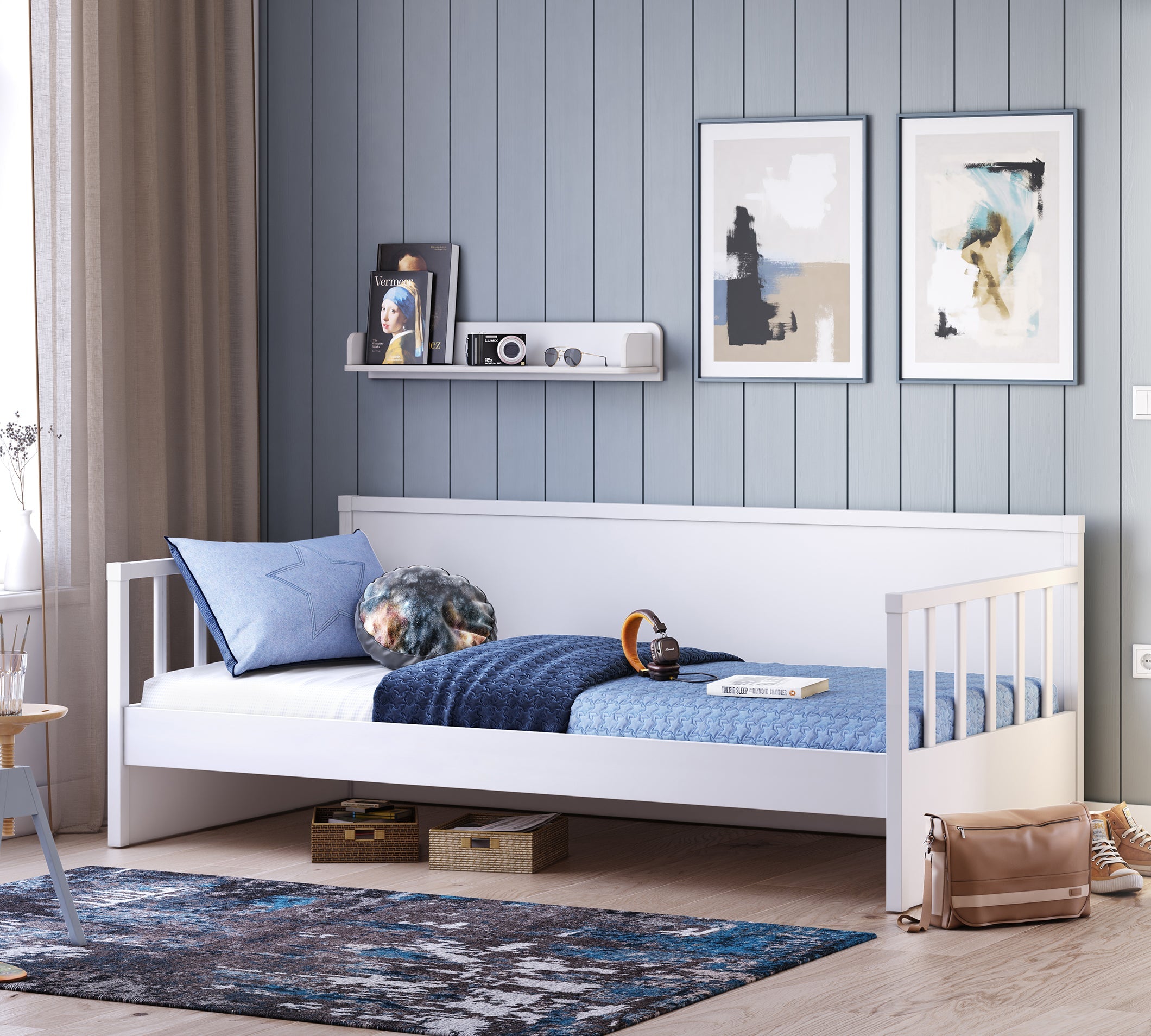 Cilek Tagesbett ohne Dach (montes Weiß) (100 × 200 cm) – Bild 7