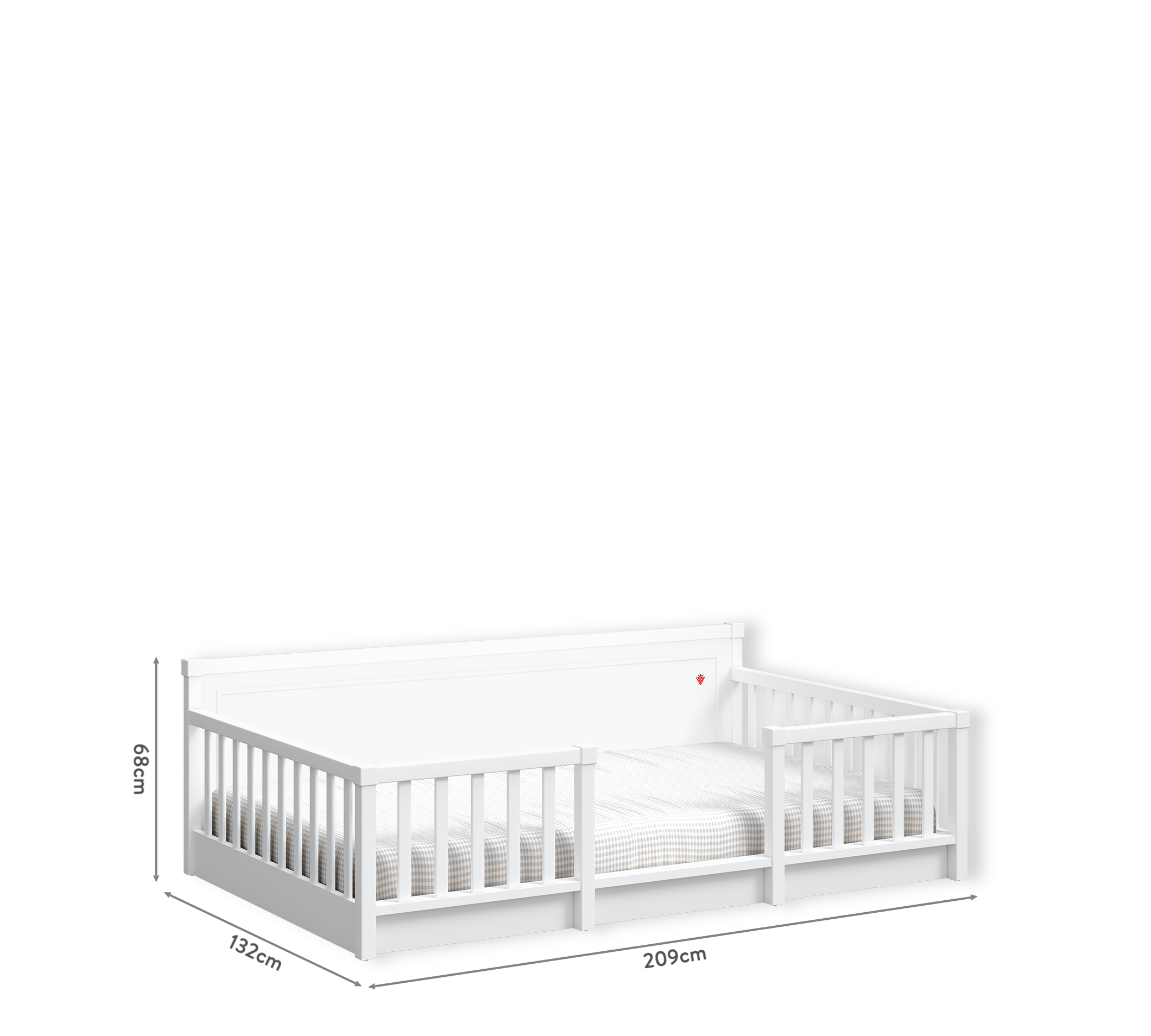 Cilek Tagesbett Line-Bett (montes Weiß) (120 × 200 cm) – Bild 2