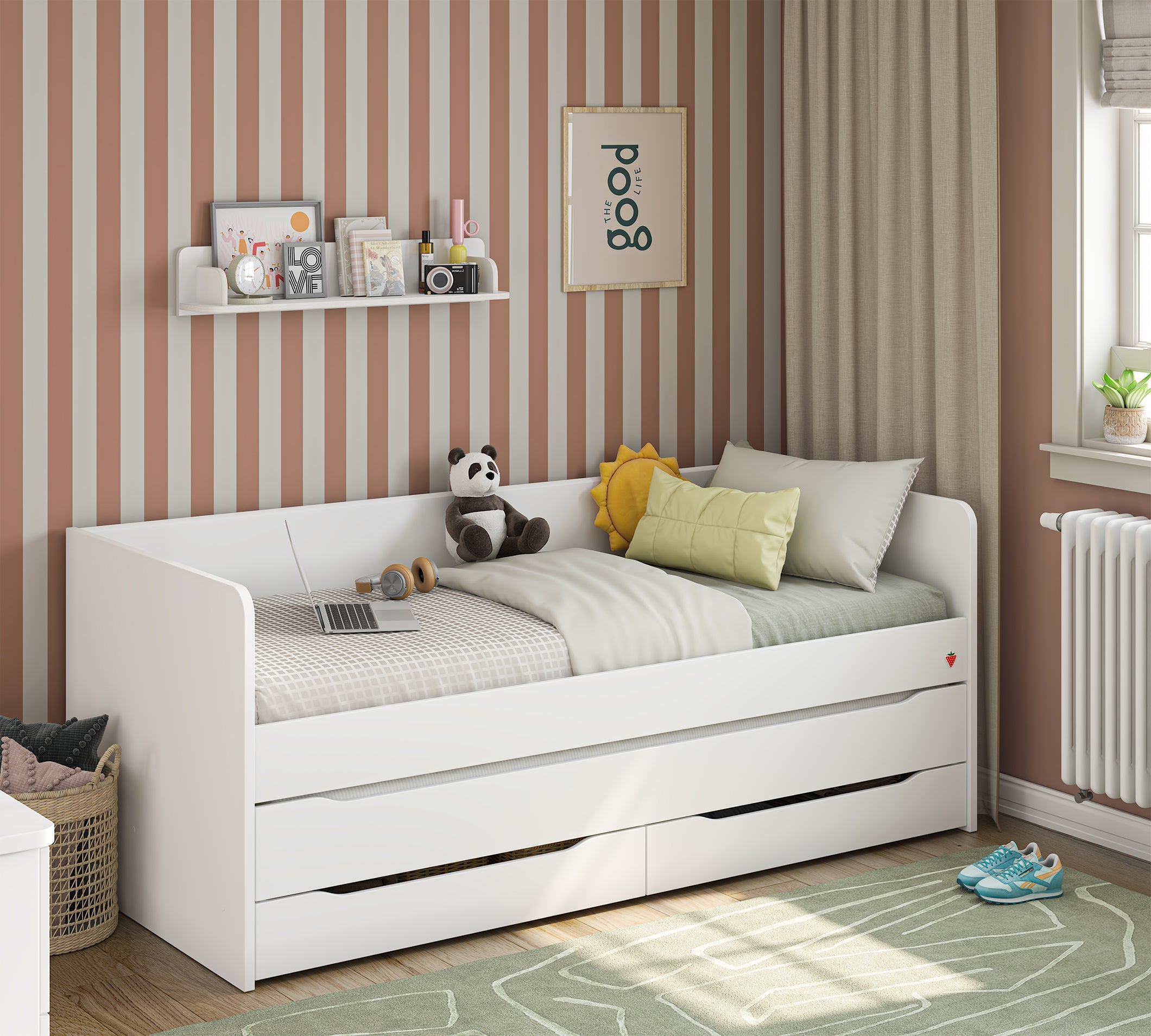 Cilek Studio Ausziehbett (weiß) – Bild 4