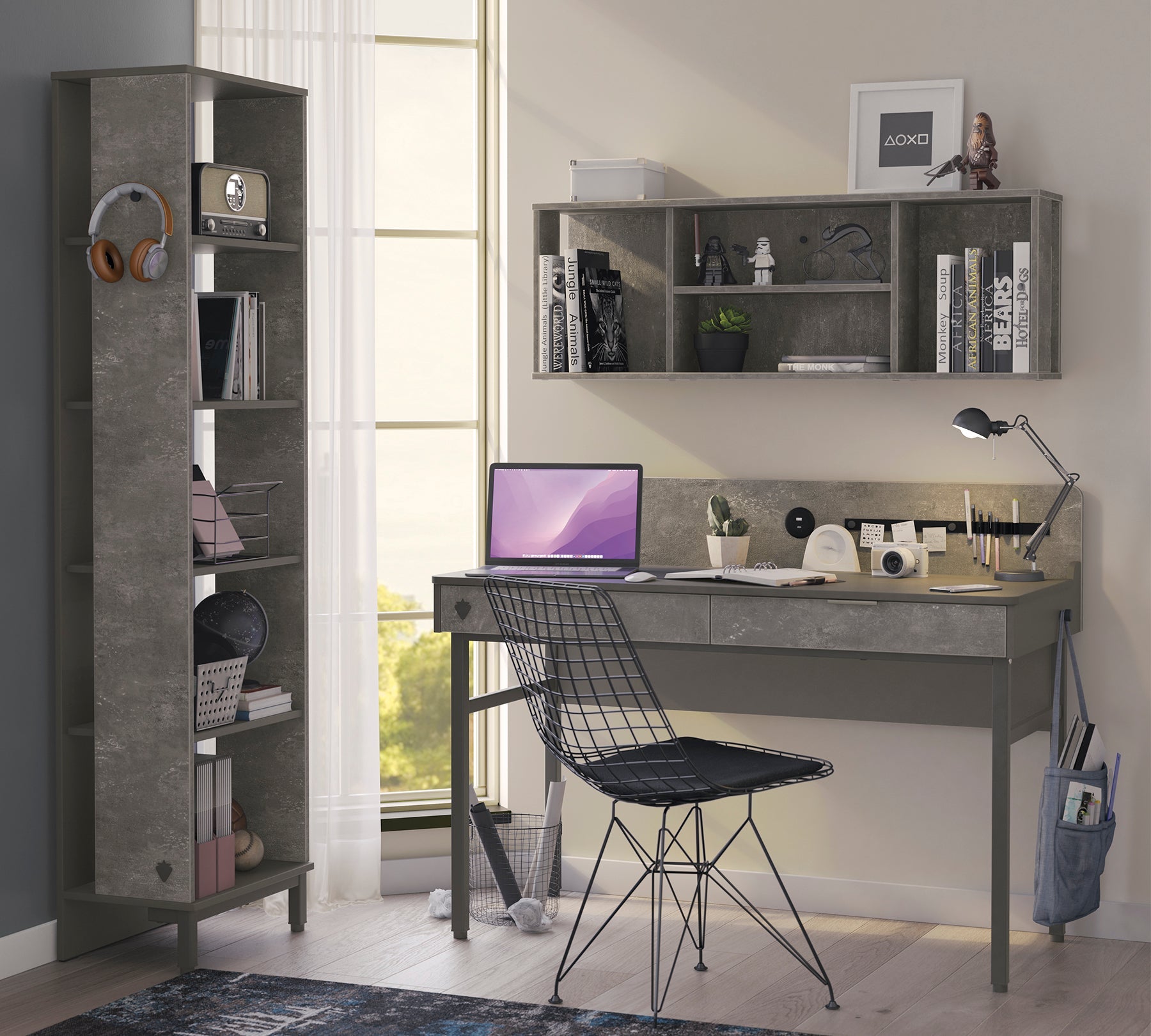 Cilek Space Gray Space Grau WALL UNIT – Bild 5