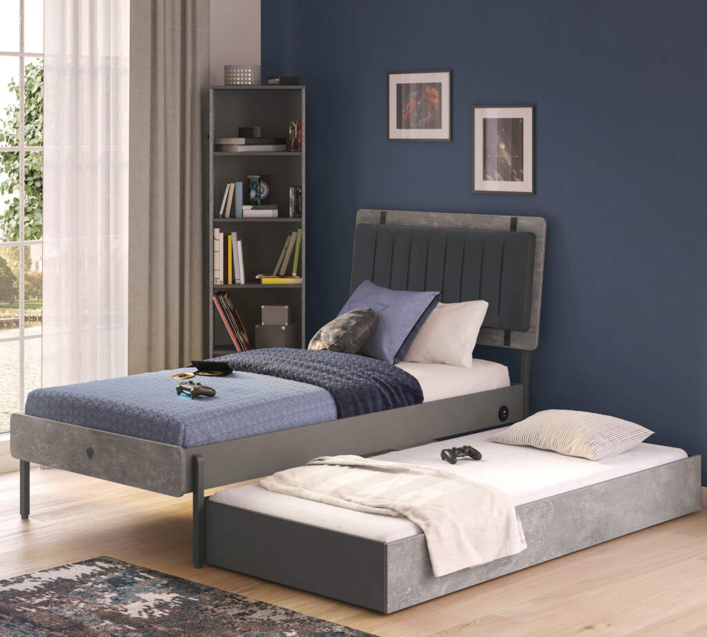 Cilek Space Gray Ausziehbett (90 × 190 cm)