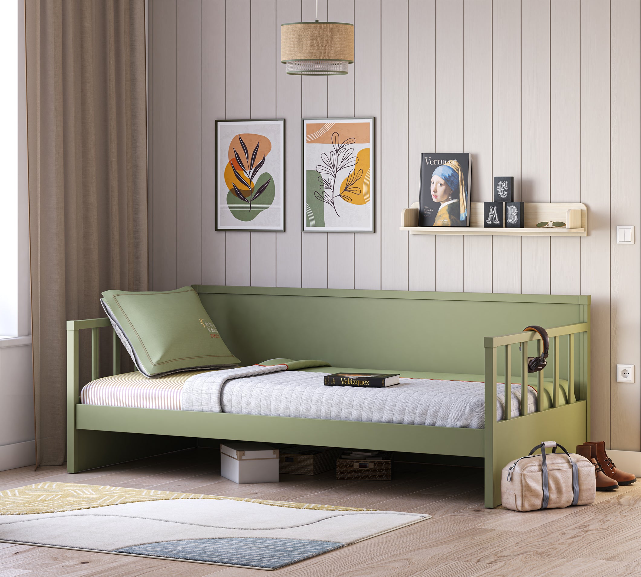 Cilek Tagesbett Bett WITHOUT ROOF (Grün)(100X200 CM) – Bild 2